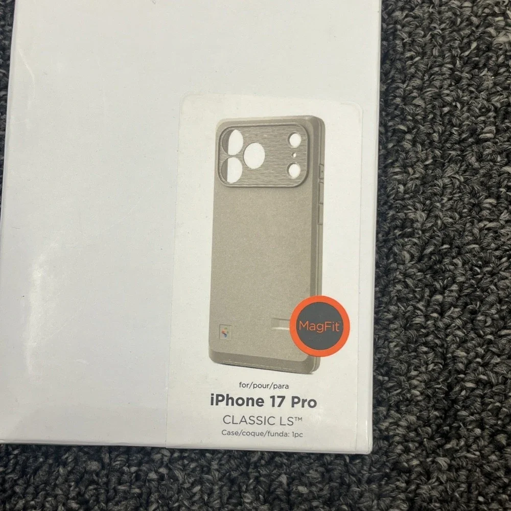 For iPhone 17 Pro | Spigen Classic LS Mag Fit Vintage Style Phone Case